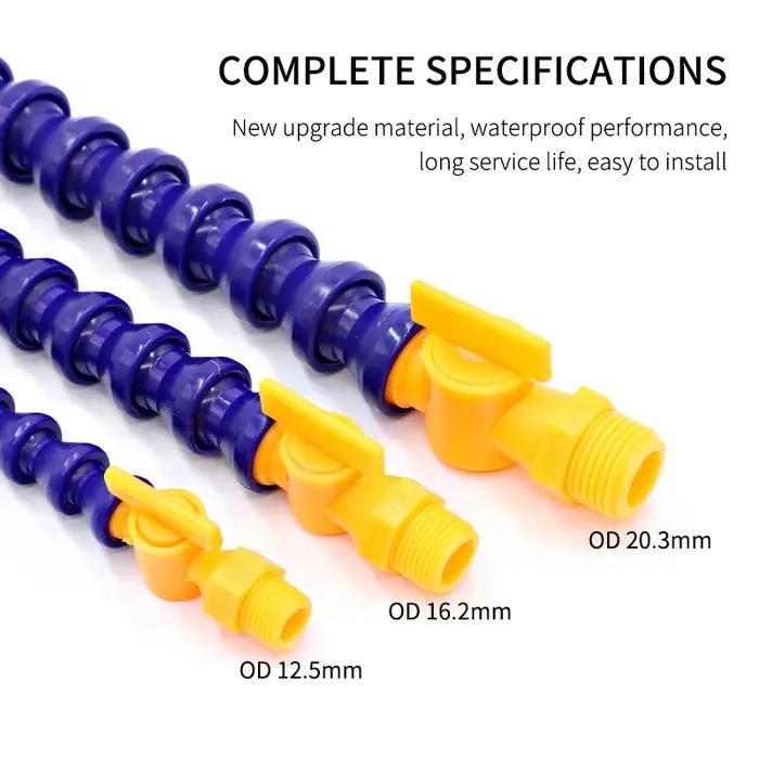 Buse réglable de 1/4 "~ 1/2" 30 ~ 60cm, Tube Flexible de refroidissement d'huile à eau, bougie d'all