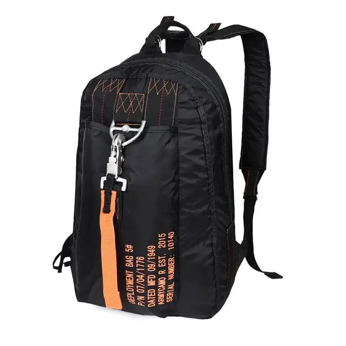 Sac à dos tactique LQARMY Air Force Parachute en nylon robuste pour camping, randonnée, voyages et activités extérieures polyvalentes
