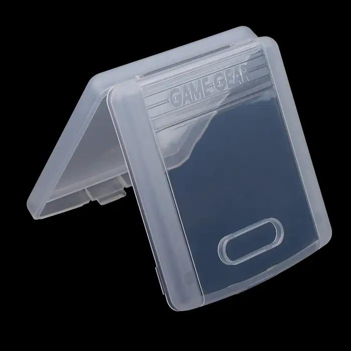 Boîte de rangement et de présentation transparente pour cartouche de jeu unique, étui de protection de remplacement pour console Game Gear