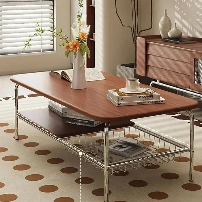 Table basse européenne Unique, Glamour exquis, moderne, Simple, luxe, minimaliste, meubles postmoder