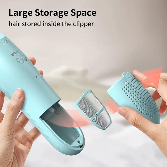 Tondeuse à cheveux aste avec aspirateur pour enfants, coupe-cheveux pour bébé, 2 modes, enfants et n