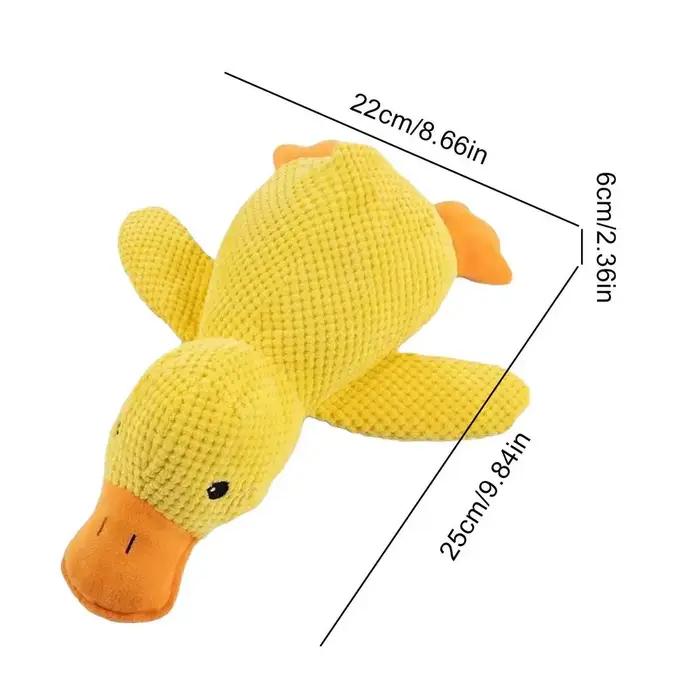 Jouet de canard apaisant pour chiens