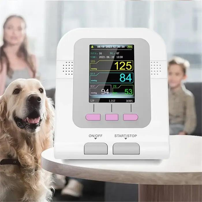 Tensiomètre pour animaux de compagnie DT36 pour chiens et chats, tensiomètre vétérinaire numérique avec 3 brassards et un compte