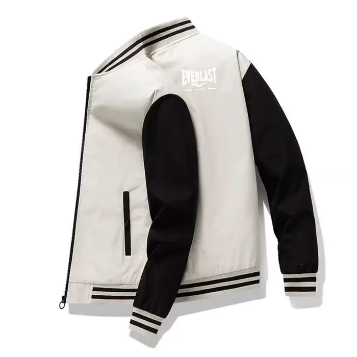 Veste décontractée pour homme avec imprimé, couleurs tendance printemps-automne, style baseball, nou