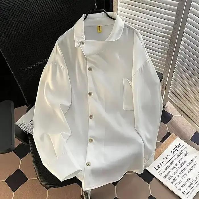 Vêtements pour hommes chemises unisexes à la mode nouveaux hauts amples