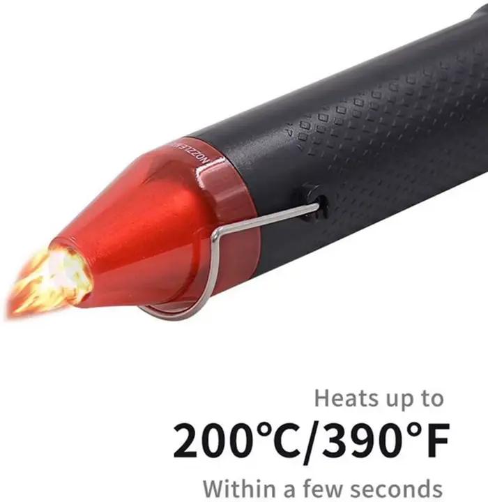 Mini pistolet thermique électrique portatif 300W, avec 300 boutons thermorétractables, pour bricolag