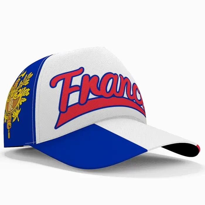 Casquettes de baseball France personnalisables gratuitement avec nom et logo d'équipe