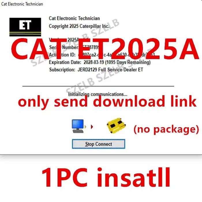 2021 SIS+2025A Cat ET 2025A Électronicien électronique 2021 SIS pour Red Cat Système d'information de service EPC Logiciel de réparation