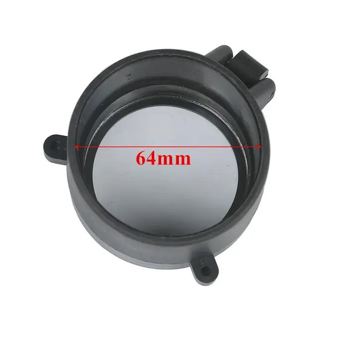 Portée de fusil transparente 30-64mm, ressort à rabat rapide, capuchon de couverture d'objectif ouvert, protection des yeux, lentille d'objectif, pistolet de calibre oculaire