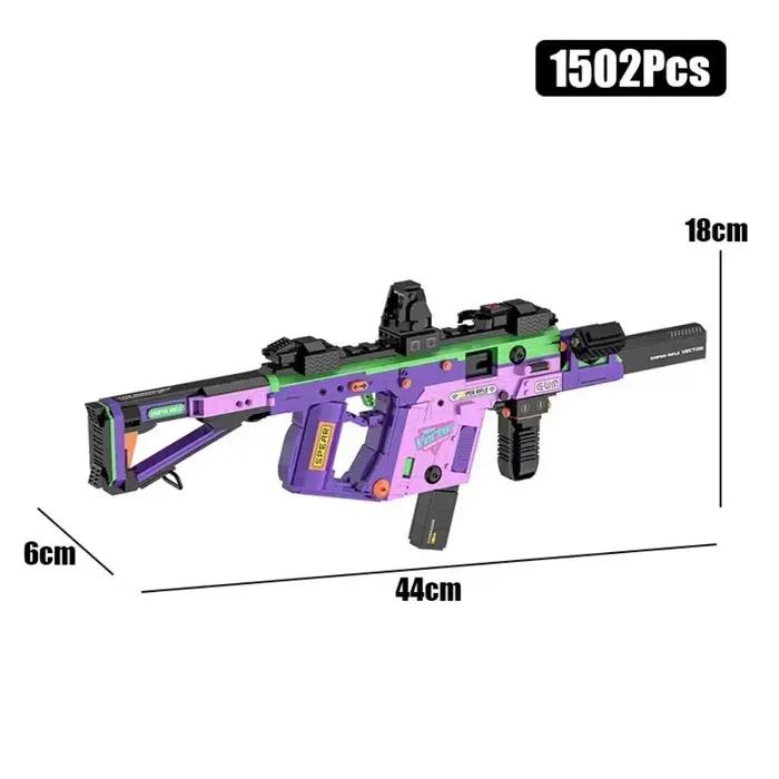 MOC militaire MP5 KSV M4A1 ARP-9 mitraillette modèle blocs de construction arme à monter soi-même Mi