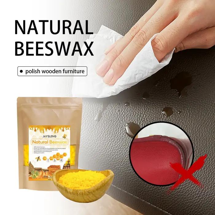 Particules de Cire d'Abeille Naturelles Faites à la Main, Éclaircissant pour le Ménage, le Sol du Ca