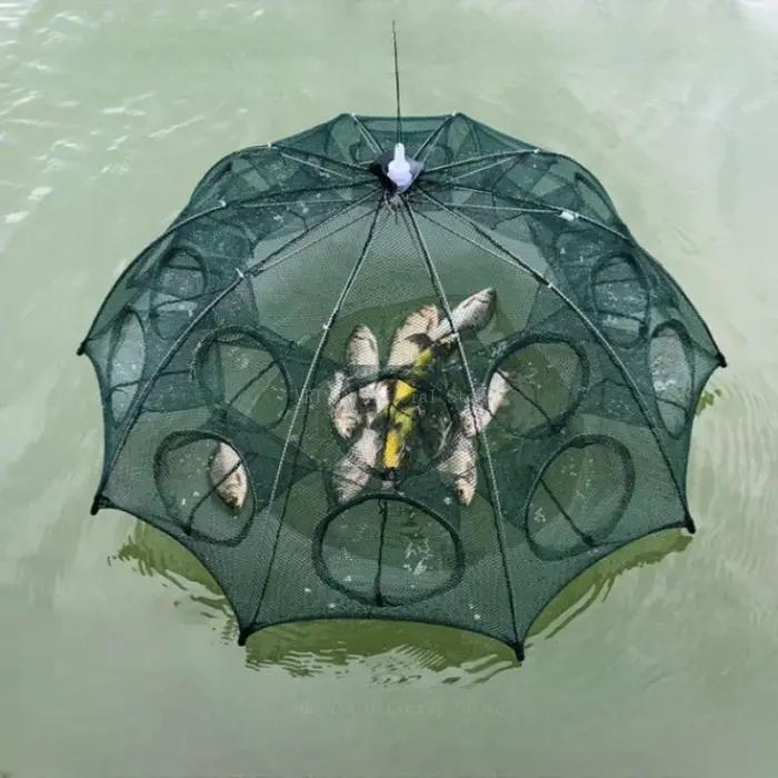 Filet de lancer pliable en monofilament hexagonal pour pêche de petites tailles poissons écrevisses crevettes et autres trésors aquatiques occasions spéciales