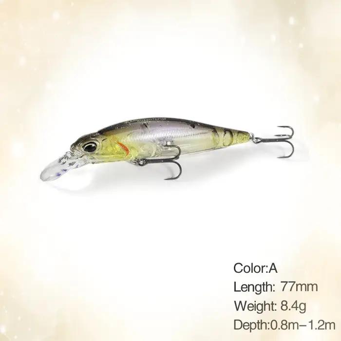 2025 nouveau 77mm / 63mm leurre de pêche coulant vairon Jerkbait leurres durs pêche Wobbler bar mani