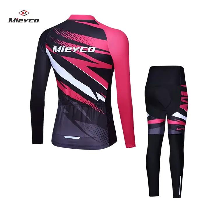 Vêtements de cyclisme pour femmes ensemble sportif printemps automne maillots combinaison de course à la mode pour randonnées et compétitions