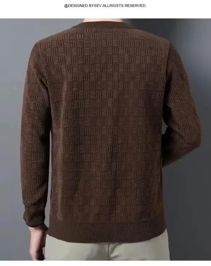 Pull en laine mérinos Pure pour homme et femme, col rond, manches longues, tricot en cachemire, vêtements Grace, printemps-automne, 100%