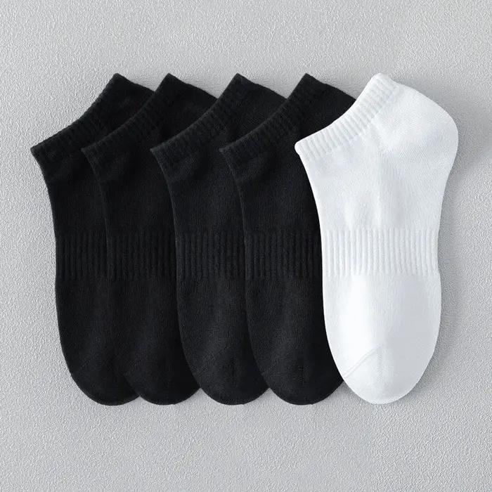 Lot 5 paires chaussettes basses chasse coton pur - Anti-odeurs