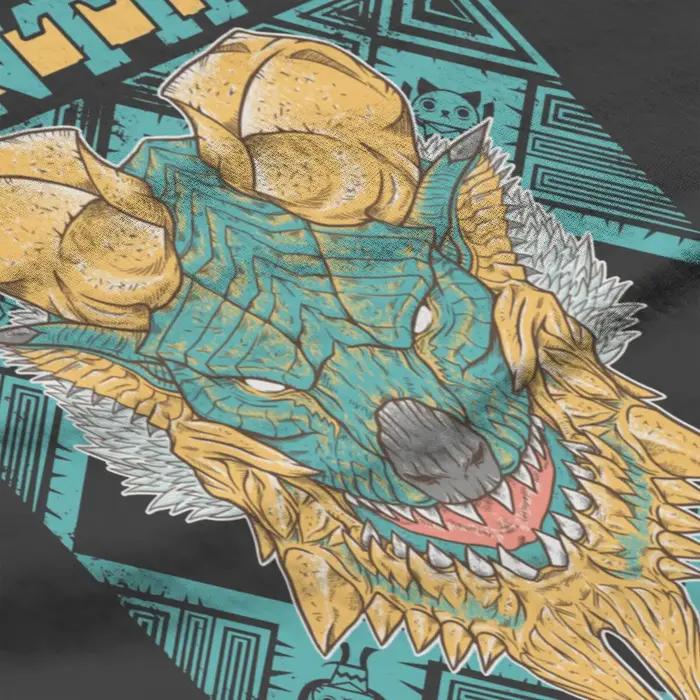 T-Shirt Imprimé Monster Hunter World Hunting Club Jinouga pour Homme