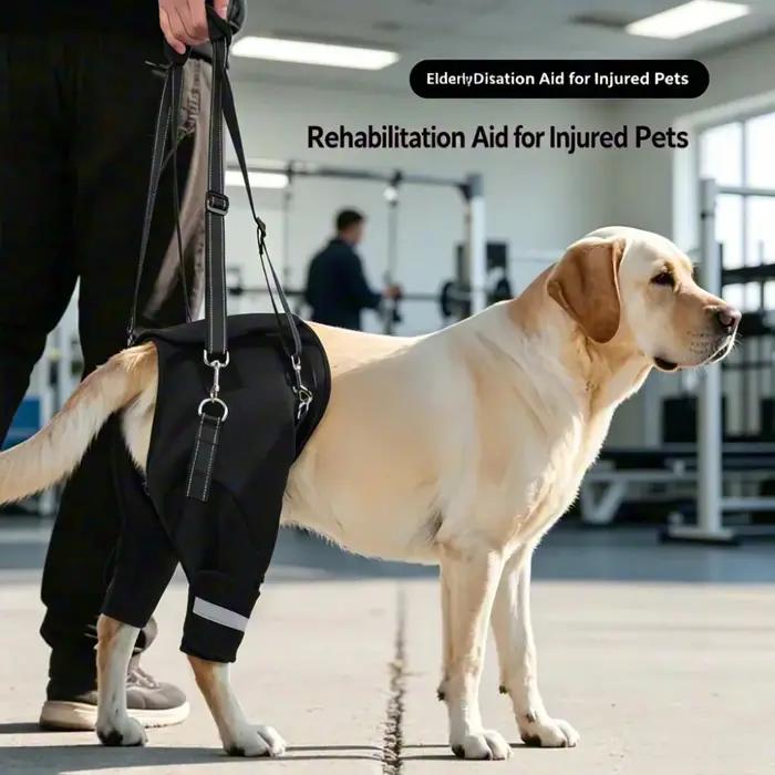 Harnais de soutien pour pattes arrière de chien, pour chiens âgés ou handicapés, aide à la rééducation et à la mobilité, laisse réglable pour l'assistance à la marche