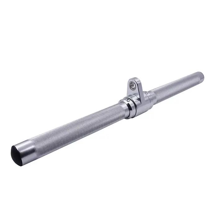 Fixation de barre droite rotative en aluminium pour Machines à câble, système de poulie, gymnastique