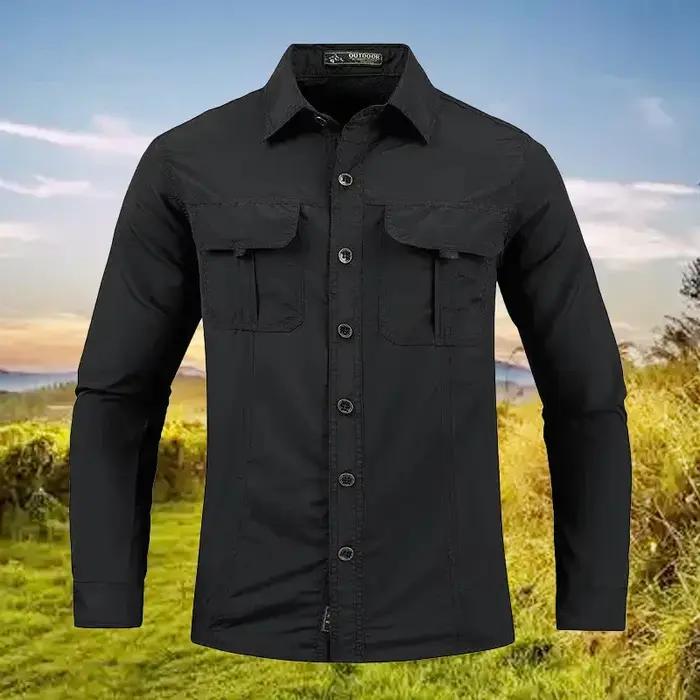Chemise légère et respirante, chemise tactique multifonctionnelle, chemise de travail d'extérieur à