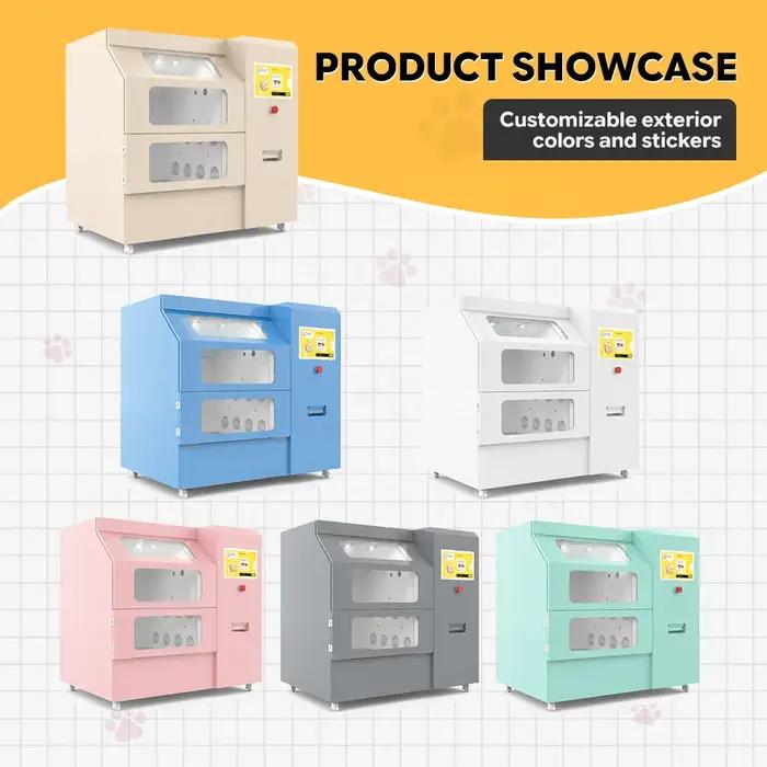 Machine de lavage pour animaux de compagnie à double mode commercial, température constante, désodorisante, pour chiens de grande taille