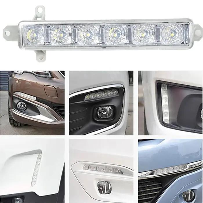 Feux antibrouillard pour Peugeot 308 2013 – 2020, phare LED DRL pour citroën c-elysee Berlingo B9 C1