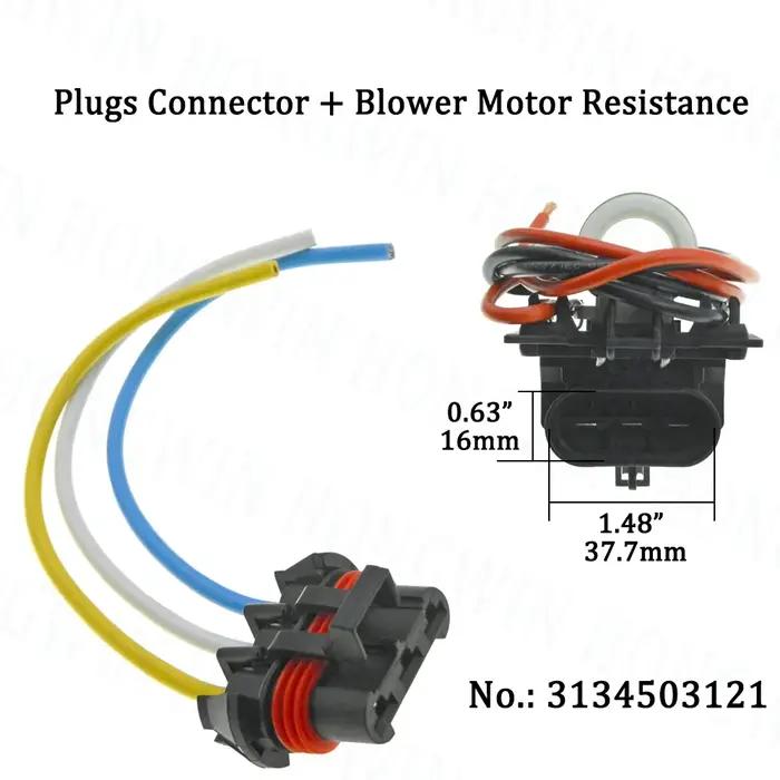 Véritable n° : 3134503121 Résistance de moteur de ventilateur de radiateur de voiture Diesel, comp