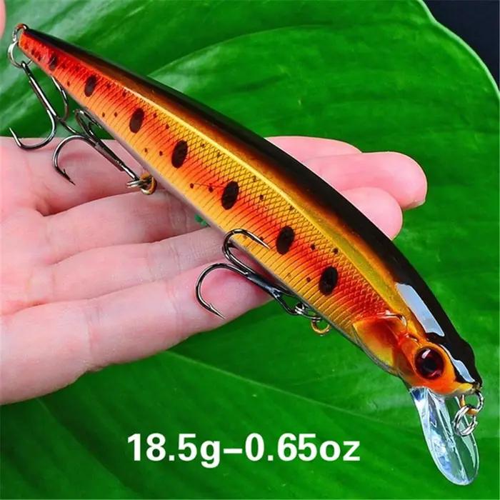 1 pièces leurre de pêche Wobbler réaliste yeux 3D 14 cm/18.5g vairon appât dur artificiel matériel d