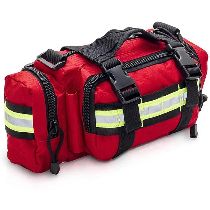 SAFETYMED Sac de traumatologie d'urgence pour premiers secours, modèle rouge, pour paramédicaux et i