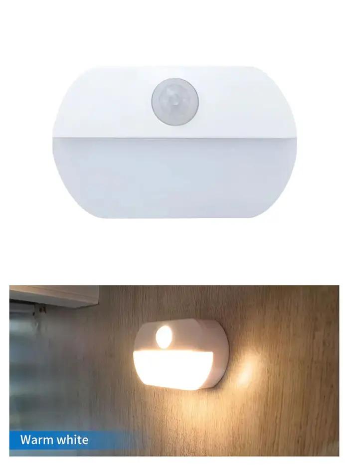 Détection infrarouge humaine LED veilleuse alimenté par batterie capteur de mouvement lampe bâton sur couloir escalier