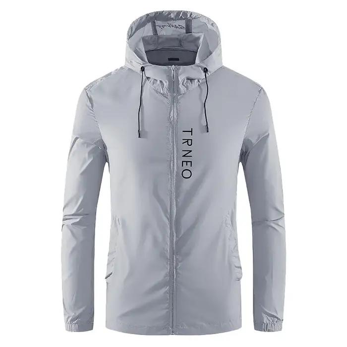 Veste de sport fine pour homme, idéale pour la randonnée, les voyages, la pêche, le camping, imperméable, anti-UV, avec capuche