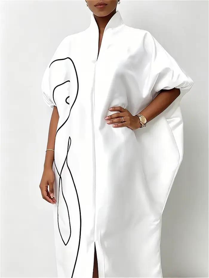 Modigirl grande taille Musilm mode surdimensionné Abaya robes 2025 nouveau printemps été
