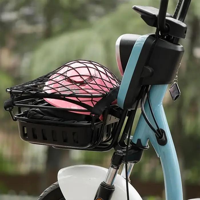 Motorcycle Cargo Net Elastic Mesh Storage for Helmet Luggage Tie Down Scooter Bicycle Motorbike Accessories Transport Security