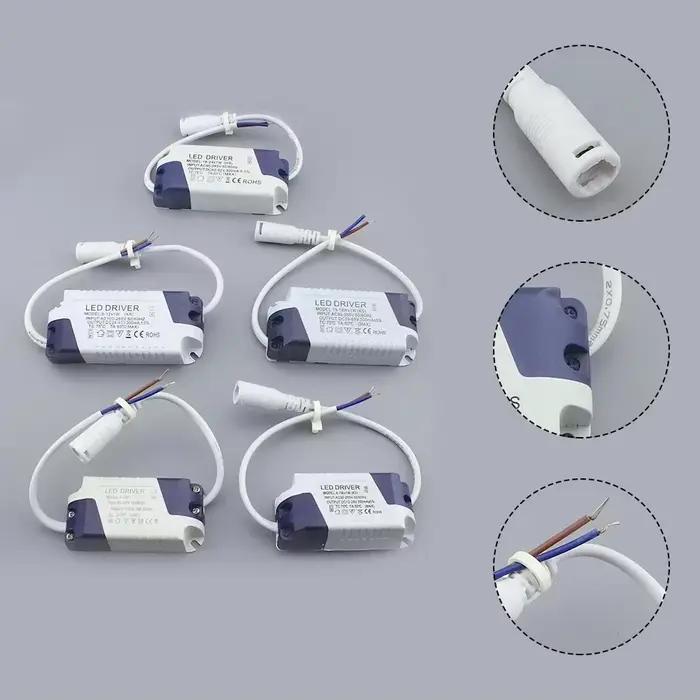 Alimentation LED DC 12-24V, courant constant 265mA, 3W 6W 12W 18W 24W, pour panneaux LED