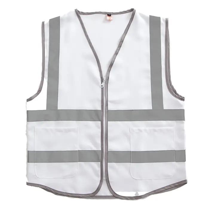 Gilet de garde de sécurité taille M-4XL avec poches, gilet haute visibilité, vêtements de travail de protection pour la Construction en plein air