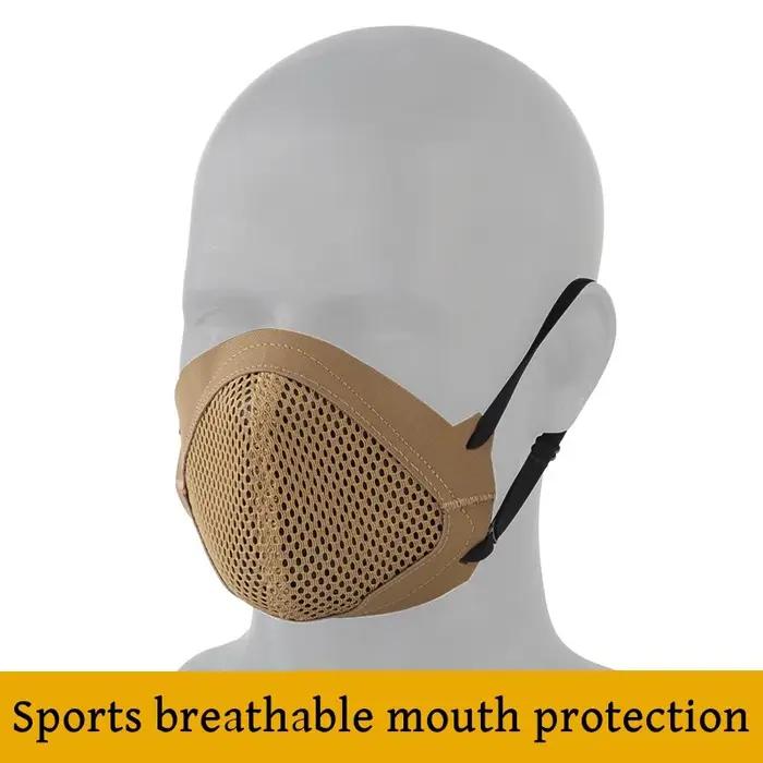Masque de protection respiratoire pour chasseur - Matière douce et respirante confort toute la journée
