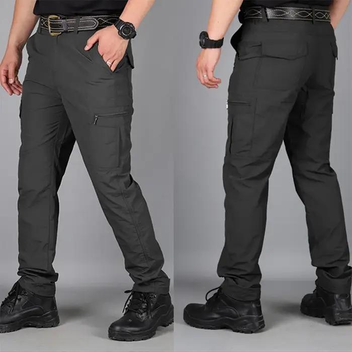 Pantalon cargo tactique été homme - Séchage rapide imperméable pour chasse et randonnée