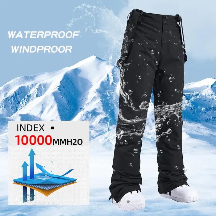 Veste et pantalon de ski thermique pour homme, vêtements de motoneige, coupe-vent, imperméable, marq
