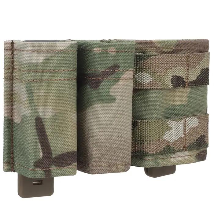 Pochette tactique double pour chargeurs 9MM et 5.56