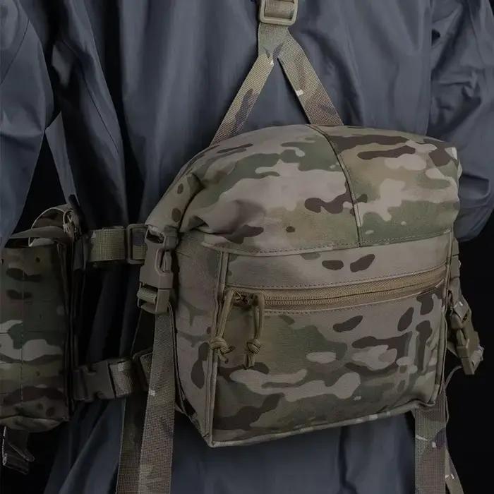 Plateforme tactique Alpha en tissu Cordura avec support MOLLE pour activités d'équipe et jeux tactiques homme toutes saisons