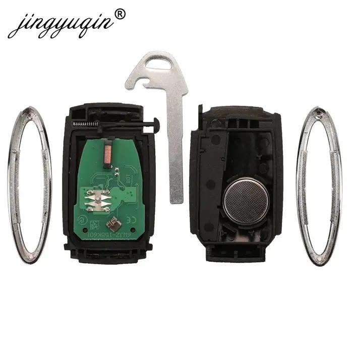 Jingyuqin 315/434Mhz 5WK49243 Clé Remte 5 BTN Fob Pour guitXF XFR XK XKR X-TYPR S-TYPE 2007-2012 ID4