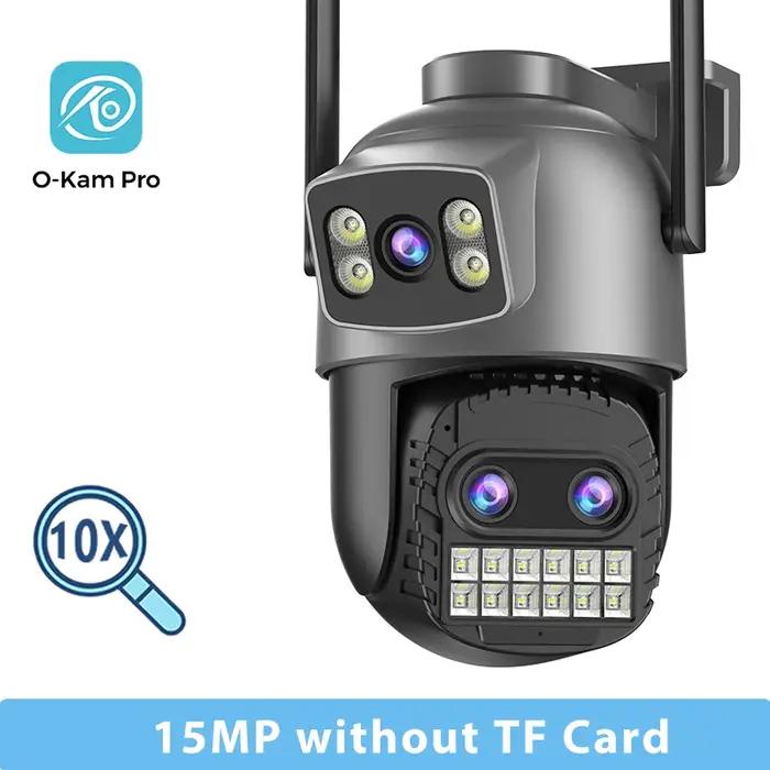 Caméra sécurité extérieure BESDER 15MP WiFi PTZ zoom 10x détection humaine - Surveillance complète