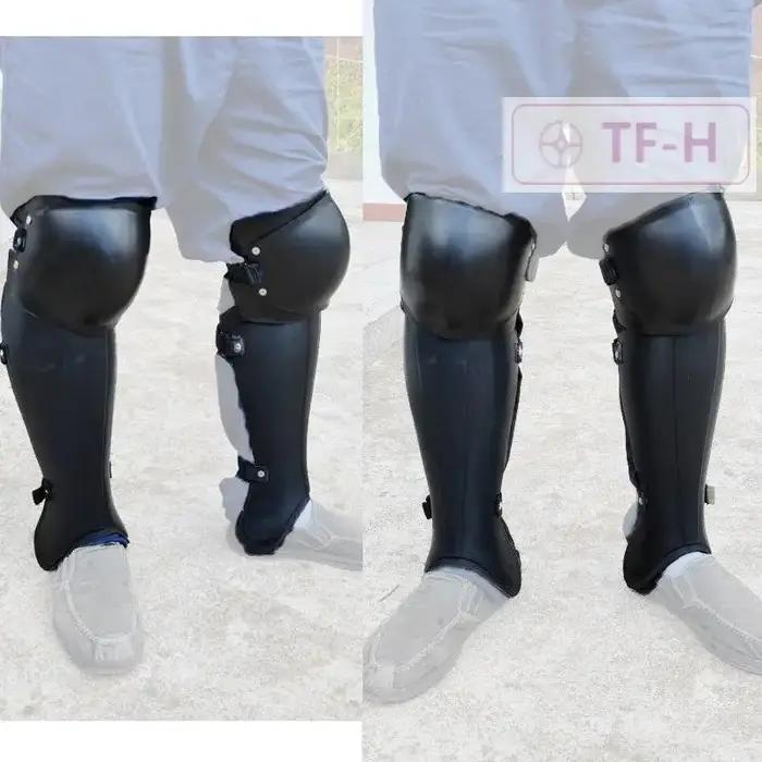 Protection de genou et de jambe pour l'entraînement au sabre et au HEMA