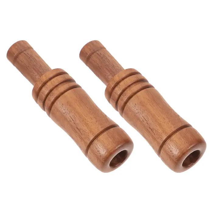 2 sifflets bois imitation oiseaux - Appel naturel pour chasse canards et oies, signal survie urgence