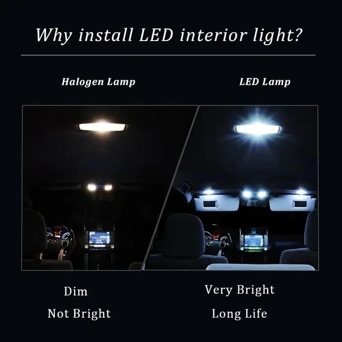 TPKE Canbus voiture LED intérieur dôme carte coffre boîte à gants Kit d'éclairage pour Alfa Romeo Gi