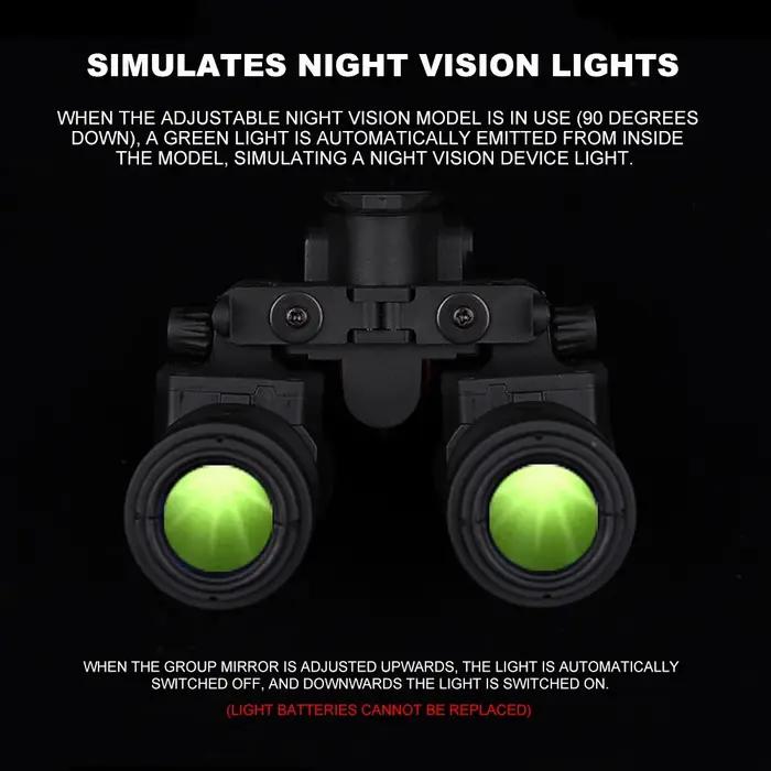 AN/PVS31 Dual-Tube Binocular Night Vision Goggles Dummy Props Airsoft Helmet Ac
