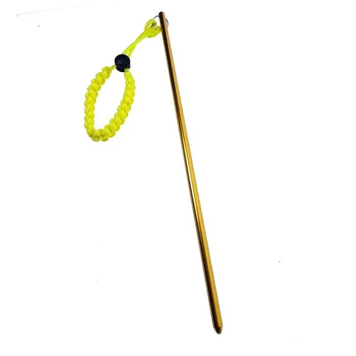Bâton de signalisation sous-marine en alliage d'aluminium de 14''/35 cm avec cordon de poignet régla