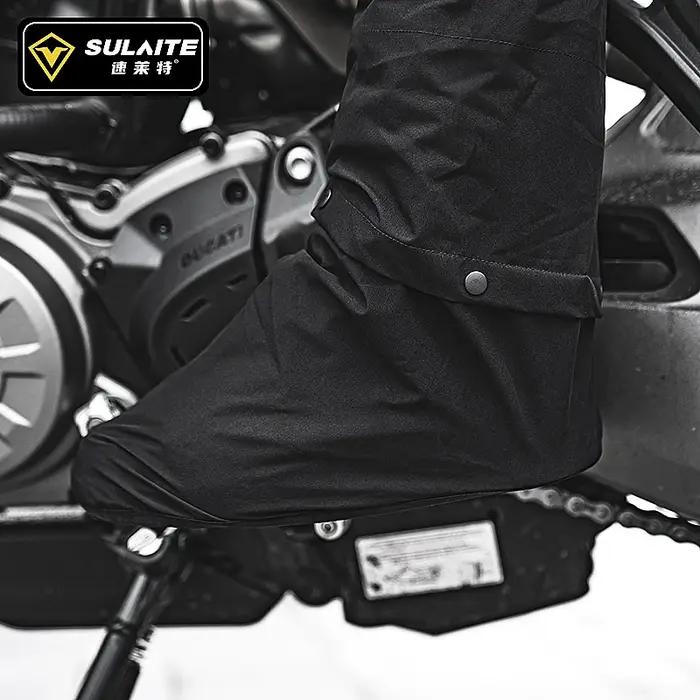 SULAITE moto imperméable costume hommes en plein air imperméable vêtements de pluie chaussures couve