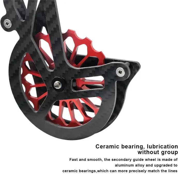 Dérailleur arrière en céramique de vélo en Fiber de carbone pour Shimano R6800 R7000 R8000 R9000 pou