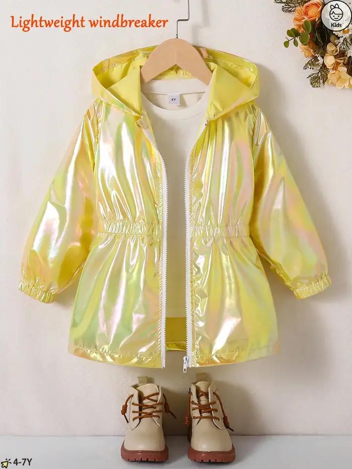 Veste coupe-vent laser pour filles